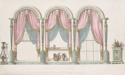Rideau de fenêtre français, planche 55 de l